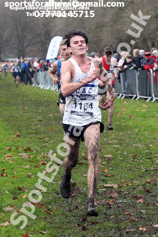 Senior and under-23 men, 2019 European Cross Country Trials and British Cross Challenge, Sefton Park, Liverpool.  Photo: David T. Hewitson/Sports for All Pics